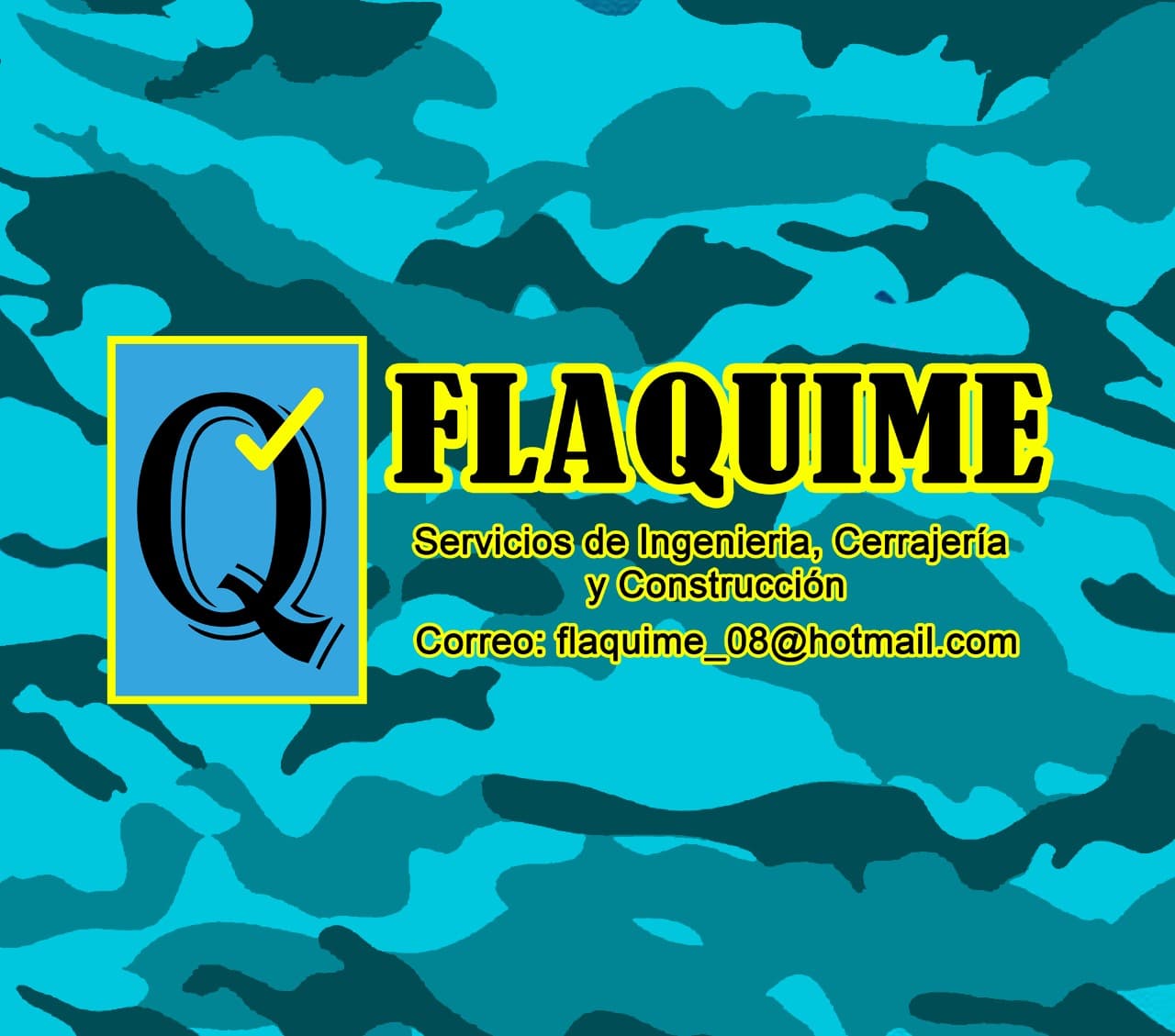 Sponsor Flaquime, servicios de ingenieria, cerrajería y construcción